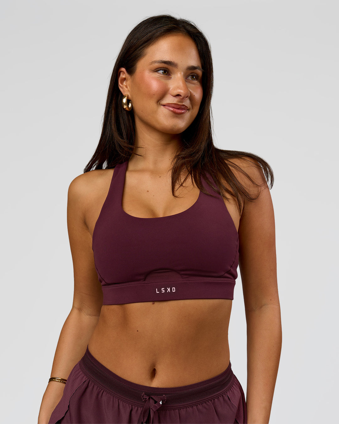 Fast-Track Sports Bra - Cherry Lacquer - view 6