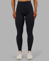 Woman wearing Fusion Ultra High-Rise Full Length Legging Pockets - Black | Model:Georgia | Size:S | Thumbnail Index: 8