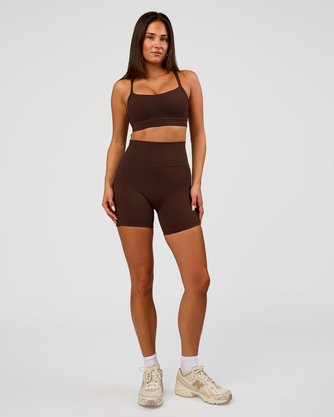 CF Fusion Ultra High-Rise 6" Short Pockets - Hot Chocolate - view 5