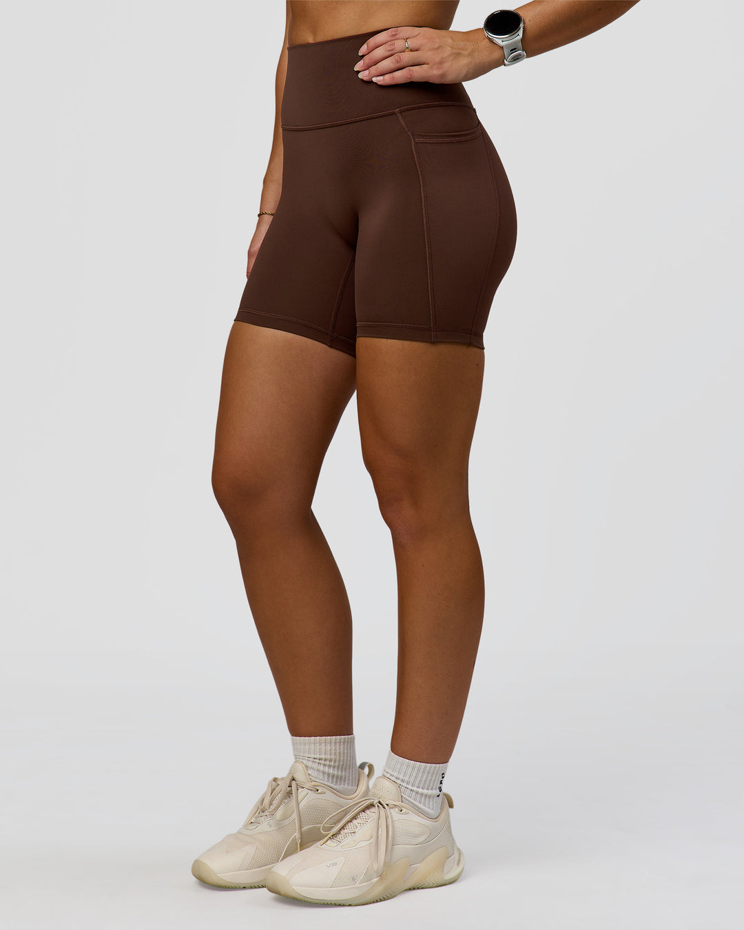 CF Fusion Ultra High-Rise 6" Short Pockets - Hot Chocolate - view 9