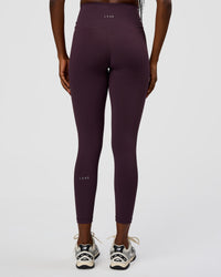 Woman wearing Fusion Ultra High-Rise 7/8 Legging - Midnight Plum | Model:Ellie | Size:S | Thumbnail Index: 3