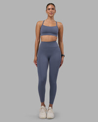 Woman wearing Fusion Ultra High-Rise 7/8 Legging - Night Shadow | Model:Rhiley | Size:S | Thumbnail Index: 2