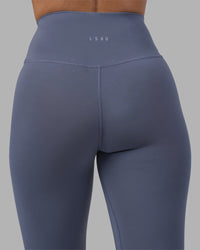 Woman wearing Fusion Ultra High-Rise 7/8 Legging - Night Shadow | Model:Rhiley | Size:S | Thumbnail Index: 6