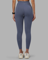 Woman wearing Fusion Ultra High-Rise 7/8 Legging - Night Shadow | Model:Rhiley | Size:S | Thumbnail Index: 3