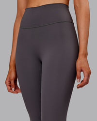 Woman wearing Fusion Ultra High-Rise Full Length Legging - Dark Storm | Model:Ella | Size:S | Thumbnail Index: 5
