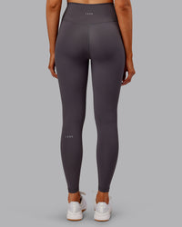 Woman wearing Fusion Ultra High-Rise Full Length Legging - Dark Storm | Model:Ella | Size:S | Thumbnail Index: 3