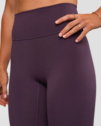 Woman wearing Fusion Ultra High-Rise Full Length Legging - Midnight Plum | Model:Emelia | Size:S | Thumbnail Index: 5