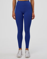 Woman wearing Fusion Ultra High-Rise Full Length Legging Pockets - Electric Indigo | Model:Evie | Size:S | Thumbnail Index: 5