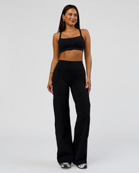 Woman wearing Fusion V-Contour High-Rise Pant - Black | Model:Bianca | Size:S | Thumbnail Index: 4