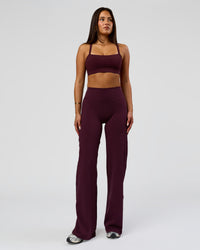 Woman wearing Fusion V-Contour High-Rise Pant - Cherry Lacquer | Model:Bianca | Size:S | Thumbnail Index: 9
