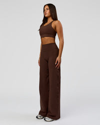 Woman wearing Fusion V-Contour High-Rise Pant - Hot Chocolate | Model:Bianca | Size:S | Thumbnail Index: 5