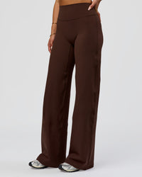 Woman wearing Fusion V-Contour High-Rise Pant - Hot Chocolate | Model:Bianca | Size:S | Thumbnail Index: 8