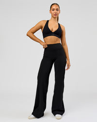 Woman wearing Fusion V-Contour High-Rise Tall Pant - Black | Model:Claire | Size:S | Thumbnail Index: 7
