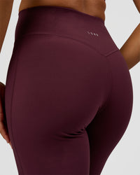 Woman wearing Fusion V-Contour High-Rise Tall Pant - Cherry Lacquer | Model:Rosie | Size:S | Thumbnail Index: 1