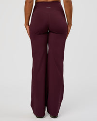 Woman wearing Fusion V-Contour High-Rise Tall Pant - Cherry Lacquer | Model:Rosie | Size:S | Thumbnail Index: 3