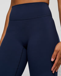 Woman wearing Fusion V-Contour High-Rise Tall Pant - Future Navy | Model:Rosie | Size:S | Thumbnail Index: 7