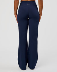 Woman wearing Fusion V-Contour High-Rise Tall Pant - Future Navy | Model:Rosie | Size:S | Thumbnail Index: 2