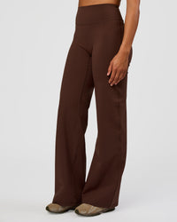 Woman wearing Fusion V-Contour High-Rise Tall Pant - Hot Chocolate | Model:Rosie | Size:S | Thumbnail Index: 3