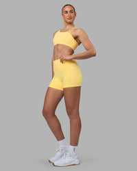 Woman wearing Galvanise Sports Bra 2.0 - Lemon | Model:Sophie | Size:S | Thumbnail Index: 4