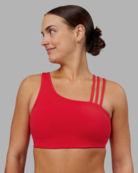 Woman wearing Galvanise Sports Bra 2.0 - Scarlet | Model:Keisha | Size:S | Thumbnail Index: 1