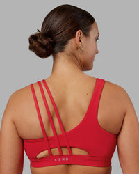 Woman wearing Galvanise Sports Bra 2.0 - Scarlet | Model:Keisha | Size:S | Thumbnail Index: 5