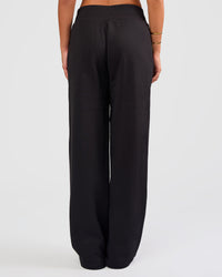 Woman wearing Go-To Wide Leg Track Pant - Black | Model:Bianca | Size:S | Thumbnail Index: 5