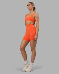 Impulse Reversible Sports Bra - Ultra Orange | Thumbnail Index: 10
