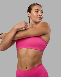 Woman wearing Inspired Sports Bra - Ultra Pink | Model:Hannah | Size:S | Thumbnail Index: 3