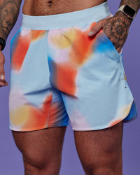 Model wearing Lift 6" Short - Rainbow Shade Print | Model:Tayden | Size:S | Thumbnail Index: 10