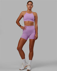 Lift High Neck Sports Bra - Light Violet | Thumbnail Index: 5