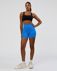 Model wearing Limitless Sports Bra - Black | Model:Rosie | Size:S | Thumbnail Index: 2