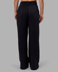 Woman wearing MVP Wide Leg Track Pant - Black | Model:Neve | Size:S | Thumbnail Index: 3
