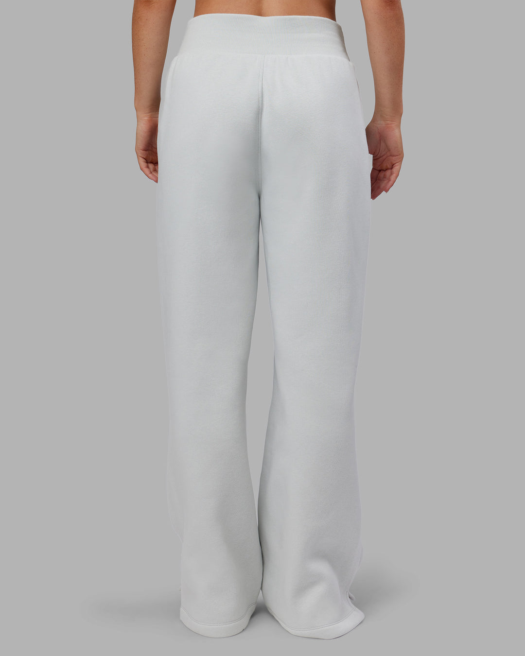 Woman wearing MVP Wide Leg Track Pant - Digital Mist| Model:Neve | Size:S - view 5