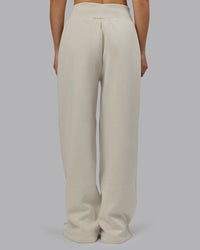 Woman wearing MVP Wide Leg Track Pant - Shale Beige | Model:Emilie | Size:S | Thumbnail Index: 3