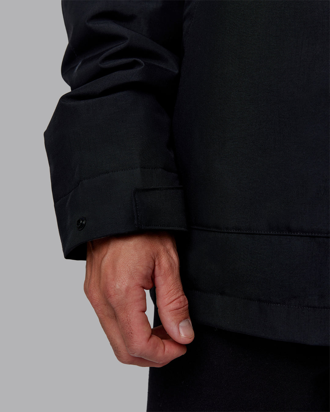 Man wearing Marshall 2.0 Jacket - Black | Model:Tommy | Size:S - view 13