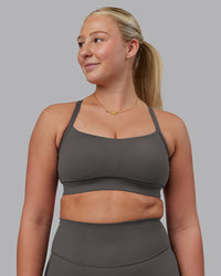Woman wearing Momentum Sports Bra D/DD/E - Dark Storm | Model:Lilli | Size:S | Thumbnail Index: 0
