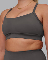 Woman wearing Momentum Sports Bra D/DD/E - Dark Storm | Model:Lilli | Size:S | Thumbnail Index: 3