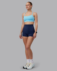 Woman wearing Momentum Sports Bra D/DD/E - Sky Blue | Model:Lillie | Size:S | Thumbnail Index: 2
