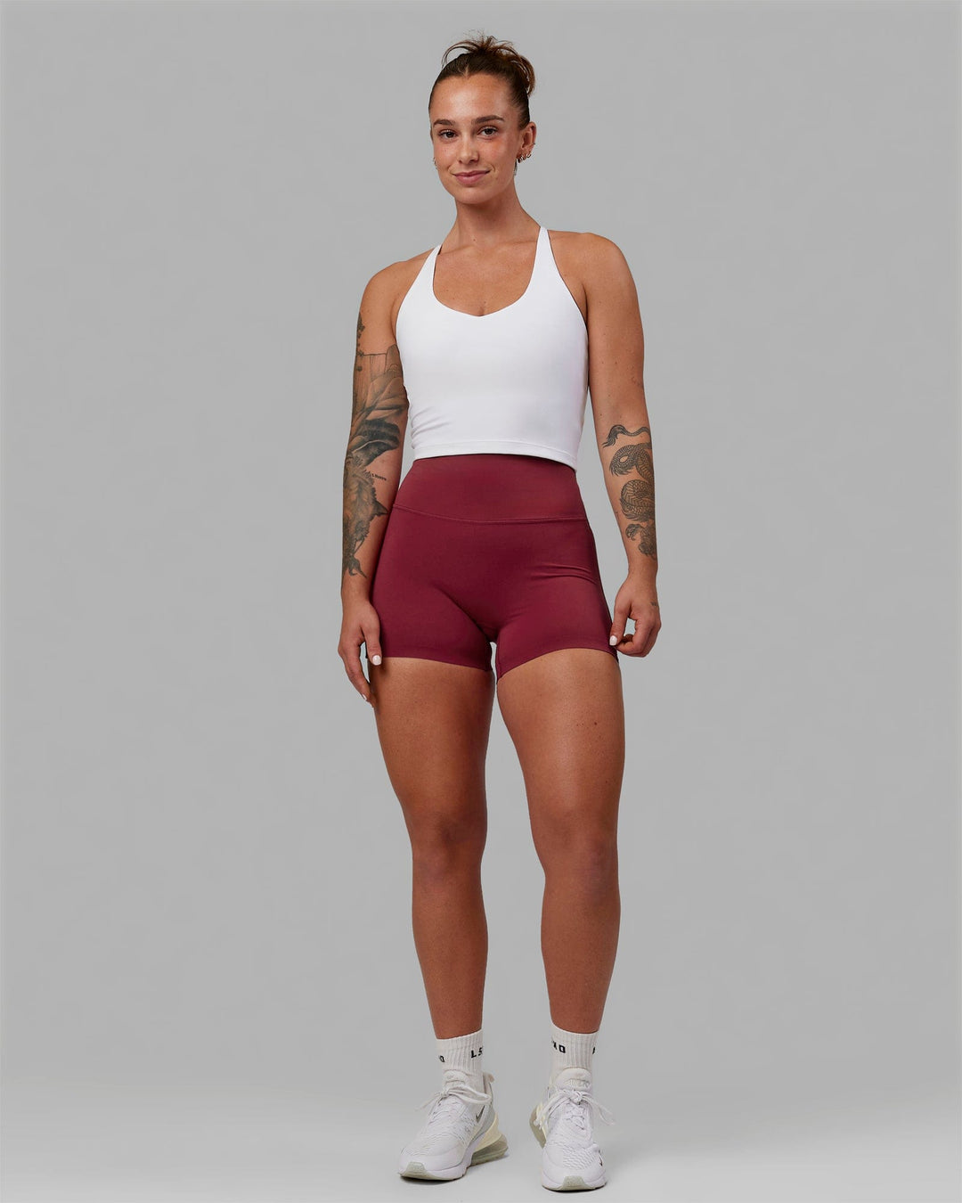 Woman wearing Movement Active Tank - White - view 6