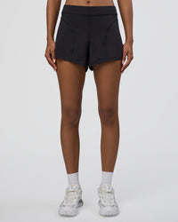 Woman wearing Movement CloudFLX 3" Short - Black | Model:Tomi | Size:S | Thumbnail Index: 4
