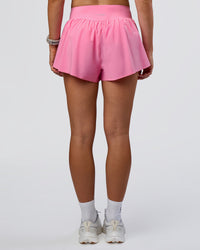 Woman wearing Pacer 3" Run Short - Candy Pink | Model:Emelia | Size:S | Thumbnail Index: 4