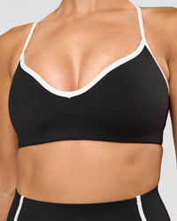 Woman wearing Power Sweetheart Sports Bra - Black | Model:Rhiley | Size:S | Thumbnail Index: 5