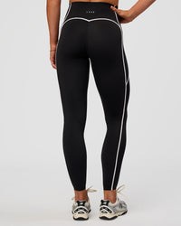 Woman wearing Power Ultra High-Rise Full Length Legging - Black | Model:Emelia | Size:S | Thumbnail Index: 9