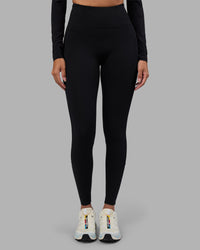 Woman wearing Progression Ultra High-Rise Full Length Legging - Black | Model:Rhiley | Size:S | Thumbnail Index: 0