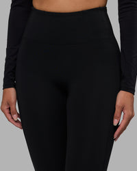 Woman wearing Progression Ultra High-Rise Full Length Legging - Black | Model:Rhiley | Size:S | Thumbnail Index: 6