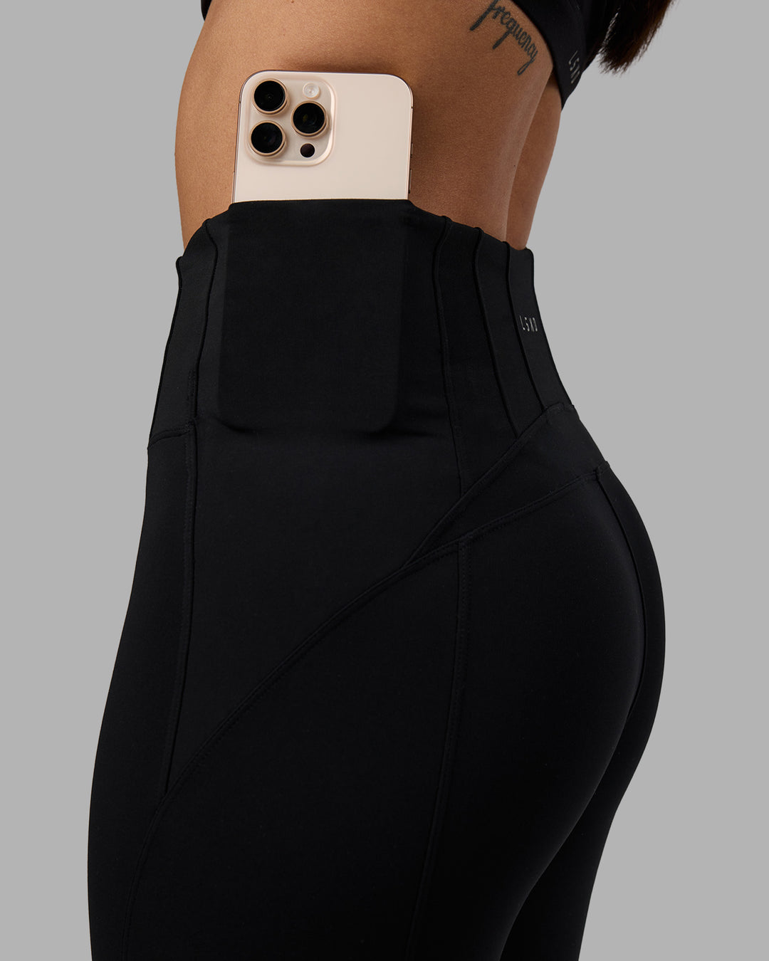 Woman wearing Progression Ultra High-Rise Full Length Legging - Black | Model:Sarah | Size:S - view 6