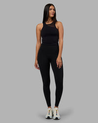 Woman wearing Progression Ultra High-Rise Full Length Legging - Black | Model:Rhiley | Size:S | Thumbnail Index: 4