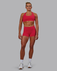 Woman wearing RXD Low-Rise 2" Short - Scarlet | Thumbnail Index: 0