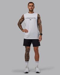 Man wearing Rep 5" Lined Performance Shorts in Black | Size:S | Thumbnail Index: 6