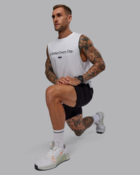 Man wearing Rep 5" Lined Performance Shorts in Black | Size:S | Thumbnail Index: 1